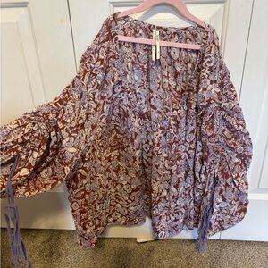 Floral Bohemian Blouse